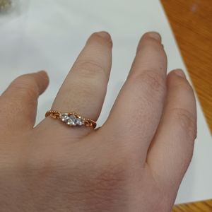Rose gold ring